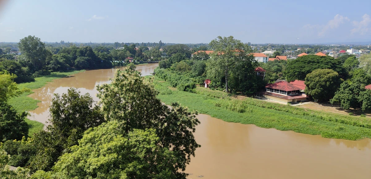 Studio Balcony with Ping River Views